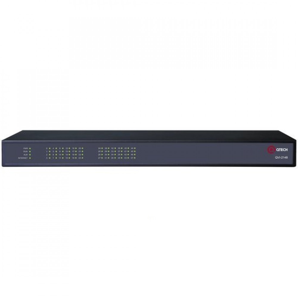 Голосовой шлюз, 64 порта FXS, 1 порт 10/100BASE-T LAN, 1 порт 10/100BASE-T WAN, 1 порт RS-232 (консоль), встроенный БП, 100-240В AC Qtech QVI-2164 v.3