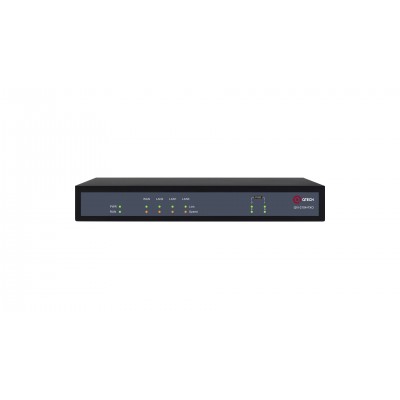 Голосовой шлюз, 4 порта FXO, 1 порт 10/100BASE-T (LAN), 1 порт 10/100BASE-T (WAN), внешний БП (12В), 100-240В AC QVI-2104-FXO