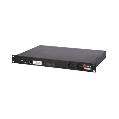 Голосовой шлюз, 2 порта E1, 2 порта 10/100BASE-T,  1 порт RS-232 (консоль), встроенный БП, 100-240В AC Qtech QVI-T-2E1