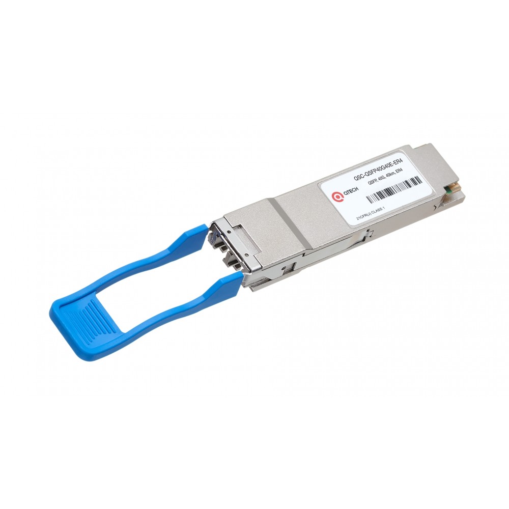 QSFP+ модуль, 40км, 40Гбит/c, LC, DFB, SM, ER4, DDM