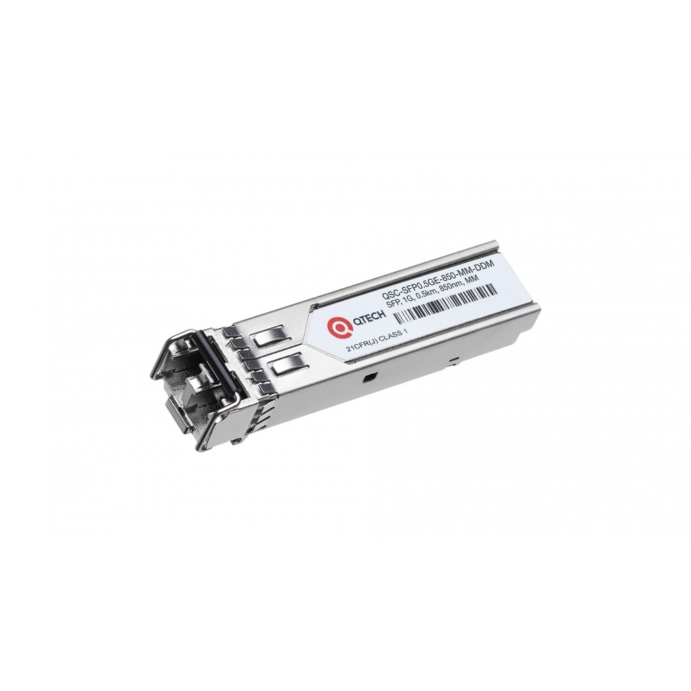 SFP модуль, 550м, 1,25Гбит/c, Tx=850nm, LC, VCSEL, MM, DDM