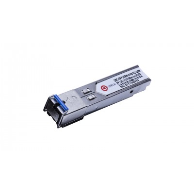 WDM SFP модуль, 3км, 1,25Гбит/с, Tx=1310/Rx=1550нм, SC, FP, SM, DDM