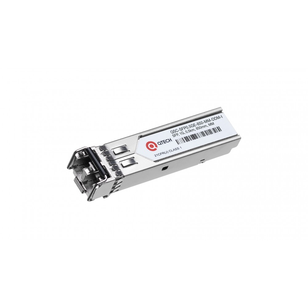 SFP модуль, 550м, 1,25Гбит/c, Tx=850nm, LC, VCSEL, MM, DDM, Индустриальный