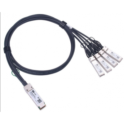 Кабельная сборка QSFP+  4xSFP+, 1м