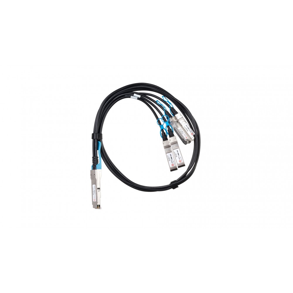Пассивная кабельная сборка 100G QSFP28 в 4*25G SFP28, 1м