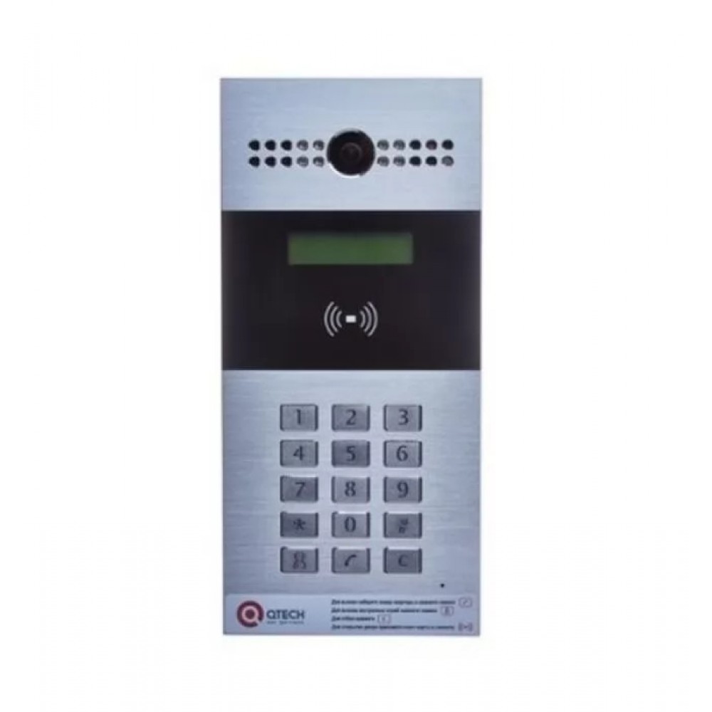 Вызывная однокнопочная видеопанель Двухстороннее аудио с функцией эхоподавления;2. Разрешение камеры 3M пикселей, сжатие MPEG-4 / MJPEG