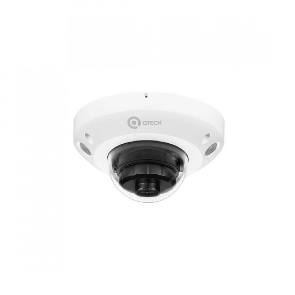 Купольная антивандальная 5МП IP-камера в металлическом корпусе с фиксированным объективом 2.8мм (110°) и ИК-подсветкой до 20м. Сенсор 1/2.7