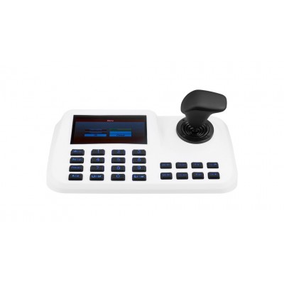 Сетевая клавиатура для управления PTZ IPC видеокамерами; ONVIF 2.4; 5''цветной LED дисплей; 3D джойстик