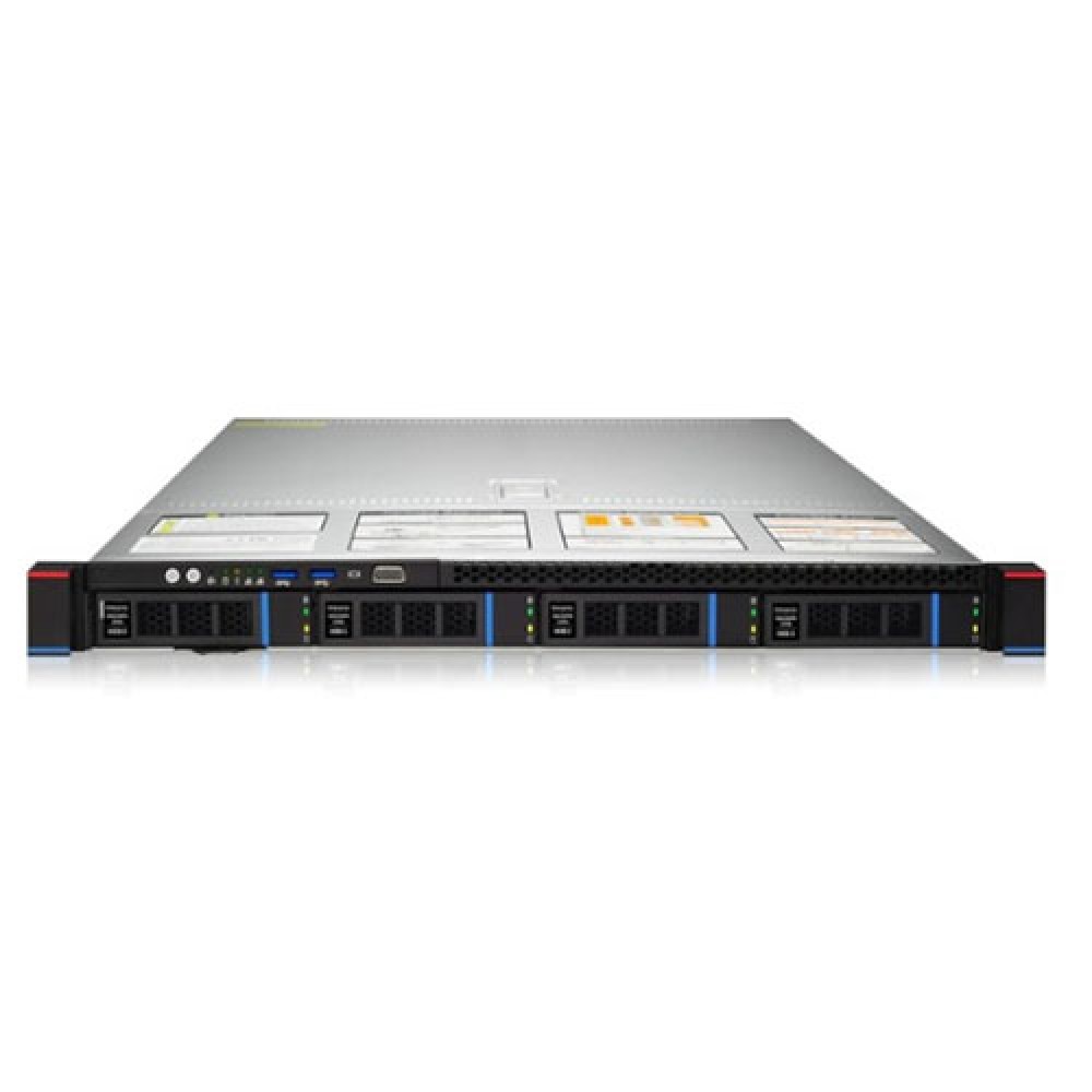 Сервер 1U QSRV-161002 10*SFF SASSATA, 2* Intel Xeon Silver 4214R 12C 2.4 GHz, 4* 32GB DDR4 RDIMM ECC 3200MHz, 1* SAS/SATA Backplane, 6* SSD 960GB