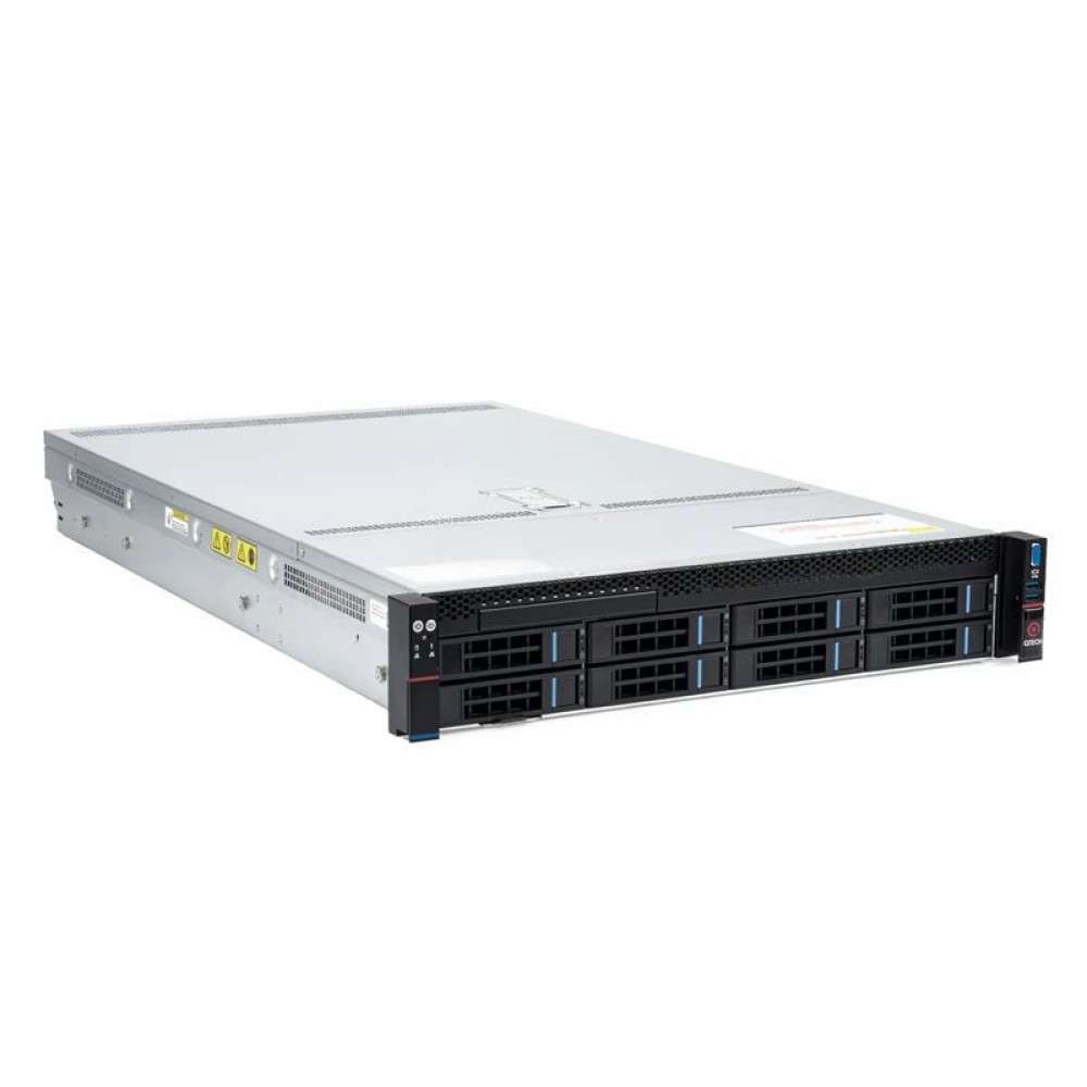Сервер 2U QSRV-260802 8*LFF/SFF SASSATA, 2* Intel Xeon Silver 4210R 10C 2.4 GHz, 2* 32GB DDR4 RDIMM ECC 3200MHz, 1* SAS/SATA Backplane