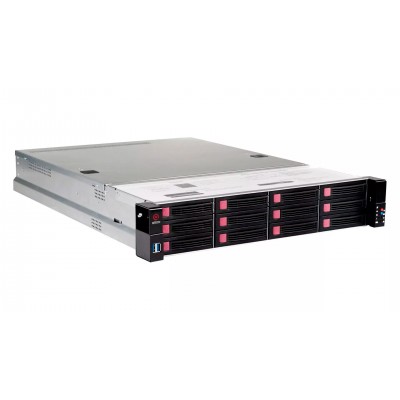 Сервер 2U  QSRV-261202-E-R; 12*3.5 + 2*2.5 rear bay's; 2*Intel Xeon Silver 4210R 10С 2.4 GHz; 4*32GB DDR4 RDIMM ECC 3200MHz; Trimode 9460 4GB Raid 16i