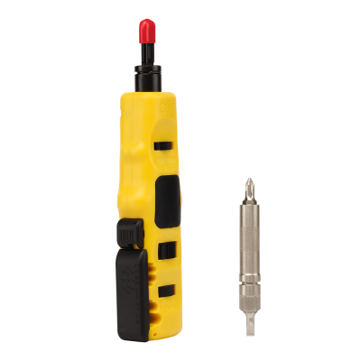 Lanmaster LAN-PND-110/SSH Ударный инструмент для разделки контактов 110-го типа, со стриппером и отверткой,