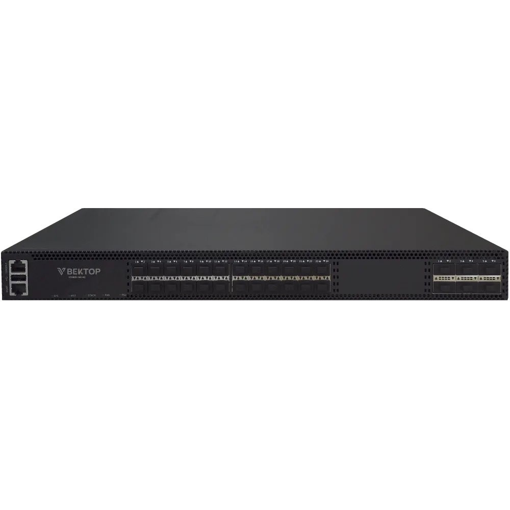 Управляемый коммутатор уровня 3. 24 порта 1Gb/10Gb SFP+, 6 портов 100Gb QSFP28