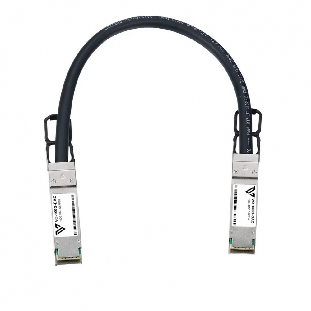 Кабель активный 100 Gigabit Ethernet QSFP28 10 метров