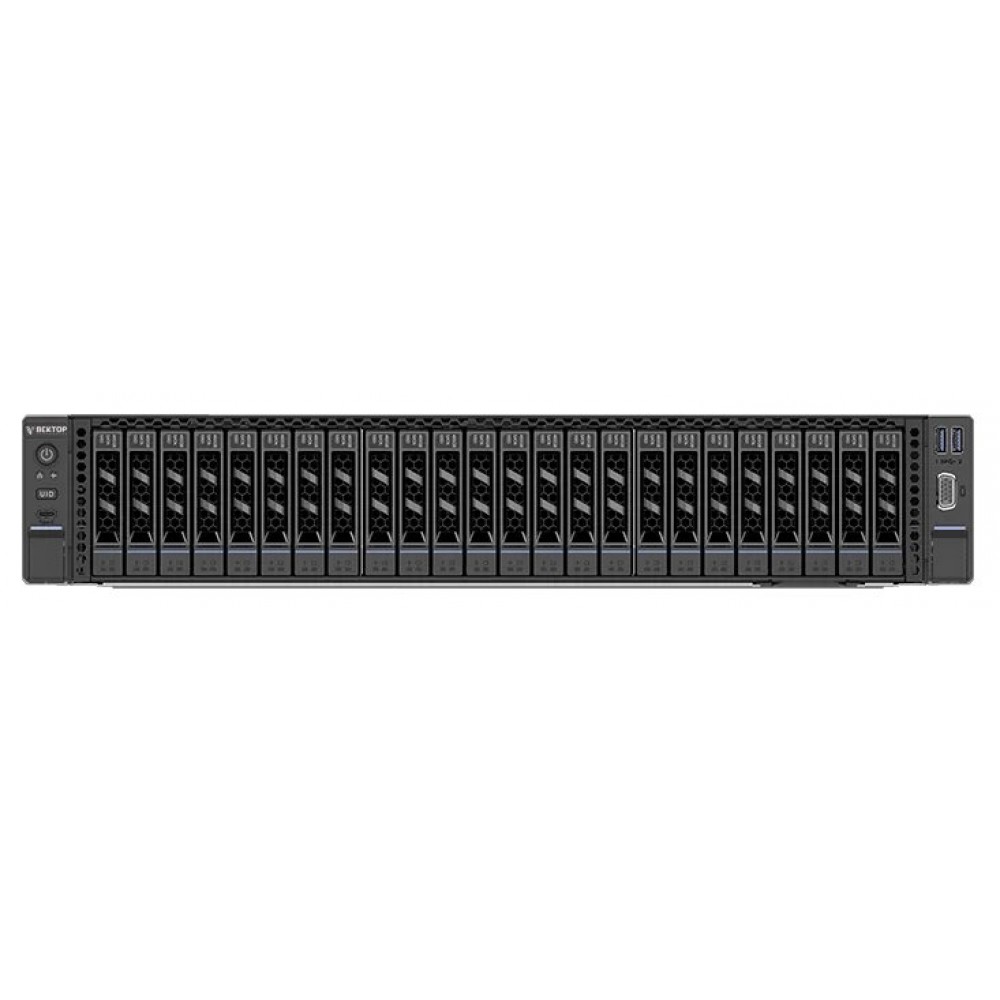 Серверная платформа VS2224-4, форм-фактор 2U, 2 слота Intell Xeon 4/5 поколения, чипсет Intel C741, 32 слота DDR5, до 36 дисков 2.5', до 17 PCIe карт