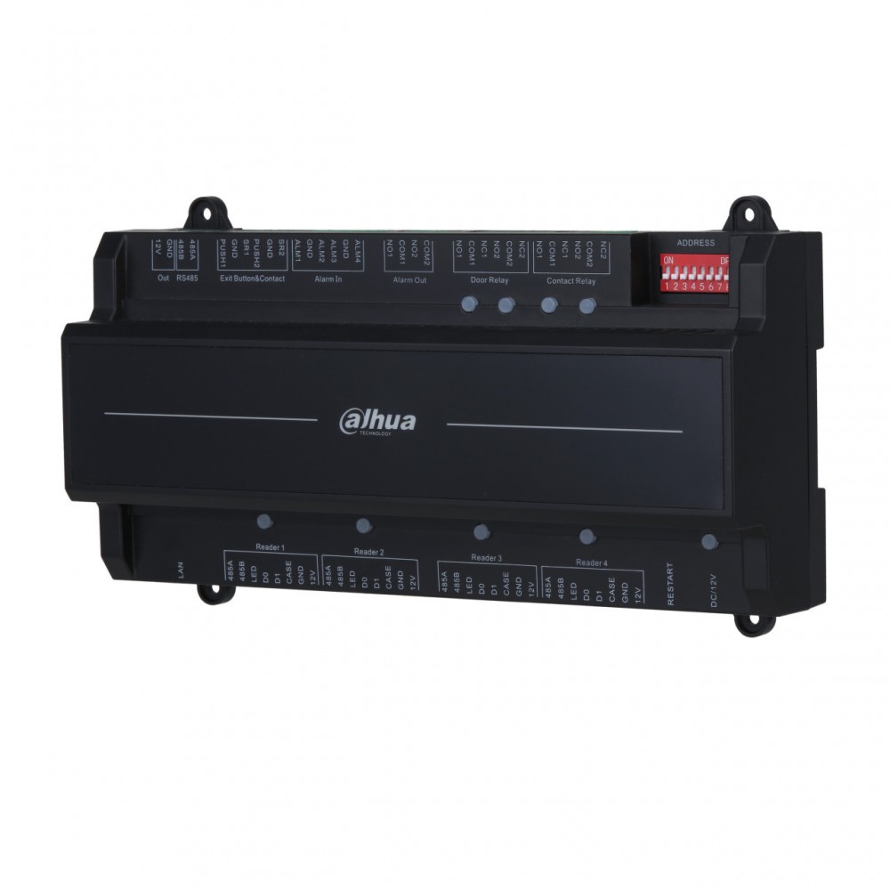 Dahua DHI-ASC2204B-S контроллер на 4 двери (1-сторонний доступ) Dahua DHI-ASC2204B-S контроллер на 4 двери (1-сторонний доступ)