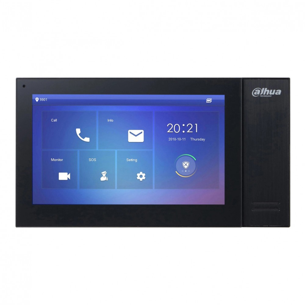 Dahua DH-VTH2421FB-P, монитор IP видеодомофона Dahua DH-VTH2421FB-P, монитор IP видеодомофона