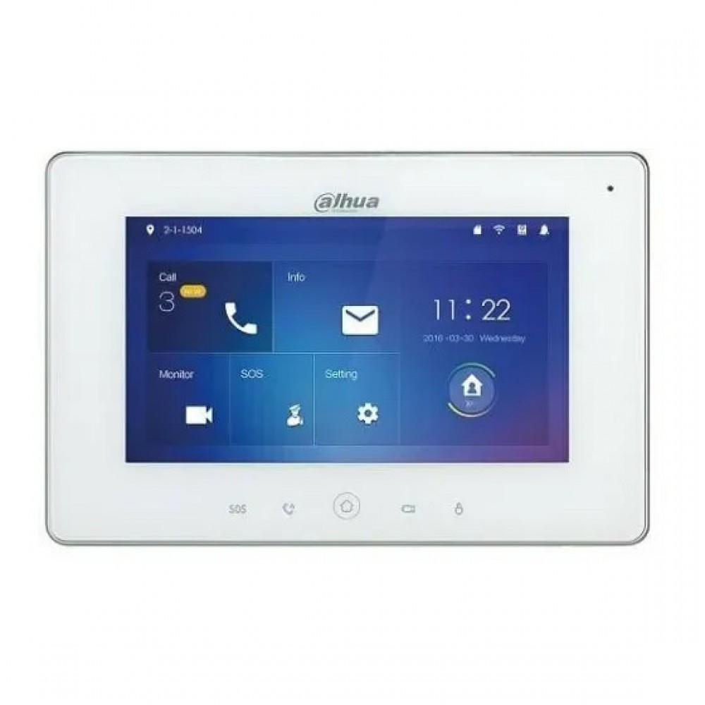Dahua DHI-VTH5221DW-S2, монитор IP видеодомофона Dahua DHI-VTH5221DW-S2, монитор IP видеодомофона