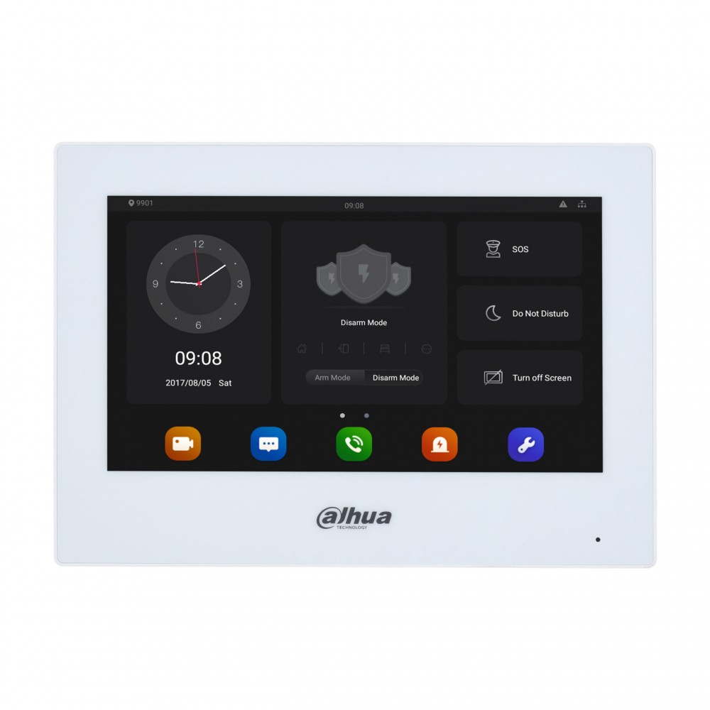 Dahua DHI-VTH5321GW-W, монитор IP видеодомофона Dahua DHI-VTH5321GW-W, монитор IP видеодомофона