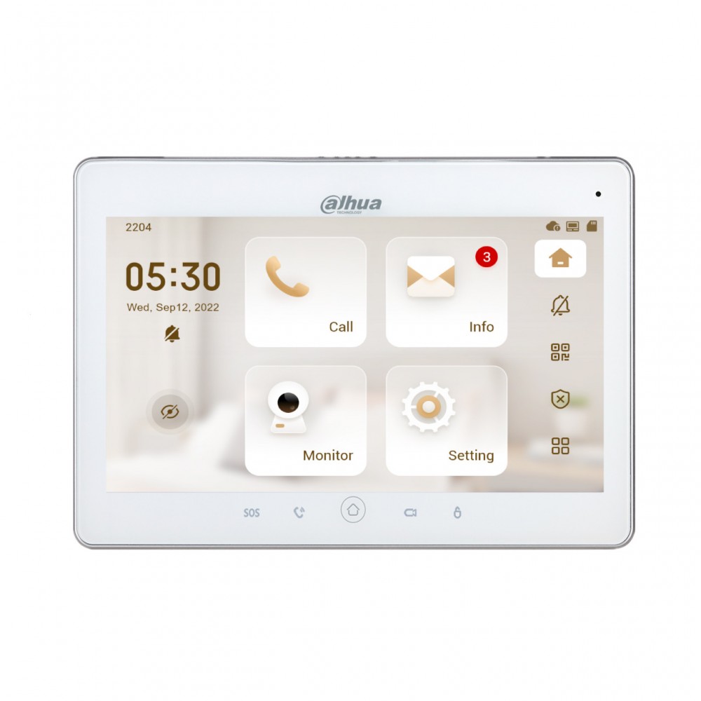 Dahua DHI-VTH5241DW-S2, монитор IP видеодомофона Dahua DHI-VTH5241DW-S2, монитор IP видеодомофона