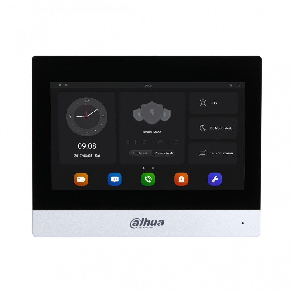 Dahua DHI-VTH8A21KMS-W, монитор IP видеодомофона Dahua DHI-VTH8A21KMS-W, монитор IP видеодомофона