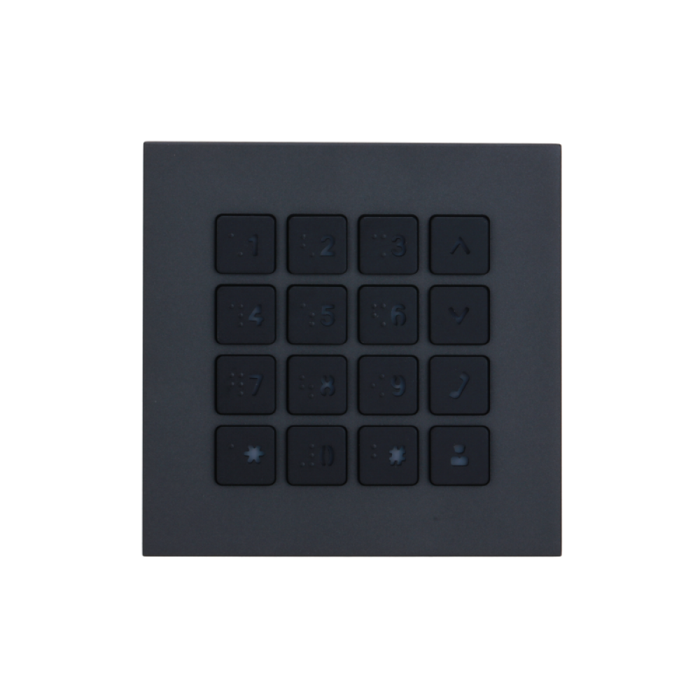 Dahua DHI-VTO4202FB-MK, модуль клавиатуры с подсветкой Dahua DHI-VTO4202FB-MK, модуль клавиатуры с подсветкой
