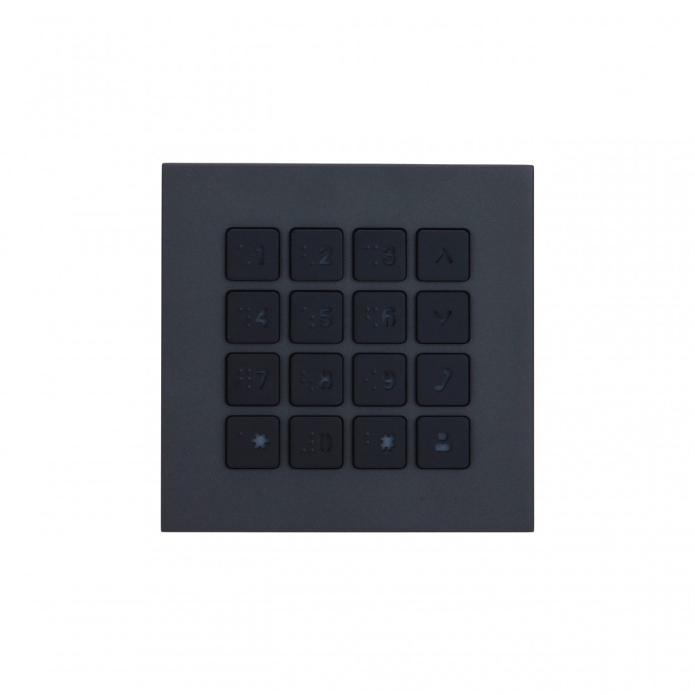 Dahua DHI-VTO4103FB-MK, модуль клавиатуры с подсветкой IP домофона Dahua DHI-VTO4103FB-MK, модуль клавиатуры с подсветкой IP домофона