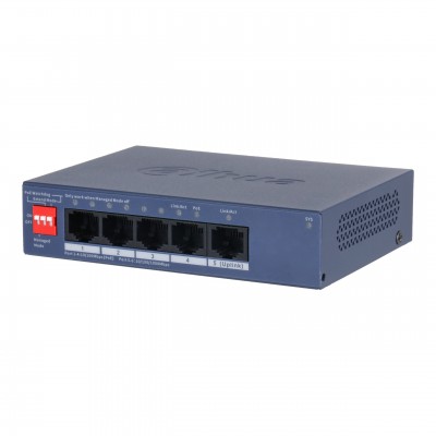 Dahua DH-CS4005-4ET1GT-36, PoE коммутатор 4 порта