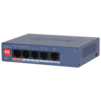 Dahua DH-CS4005-4ET1GT-60, PoE коммутатор 4 порта
