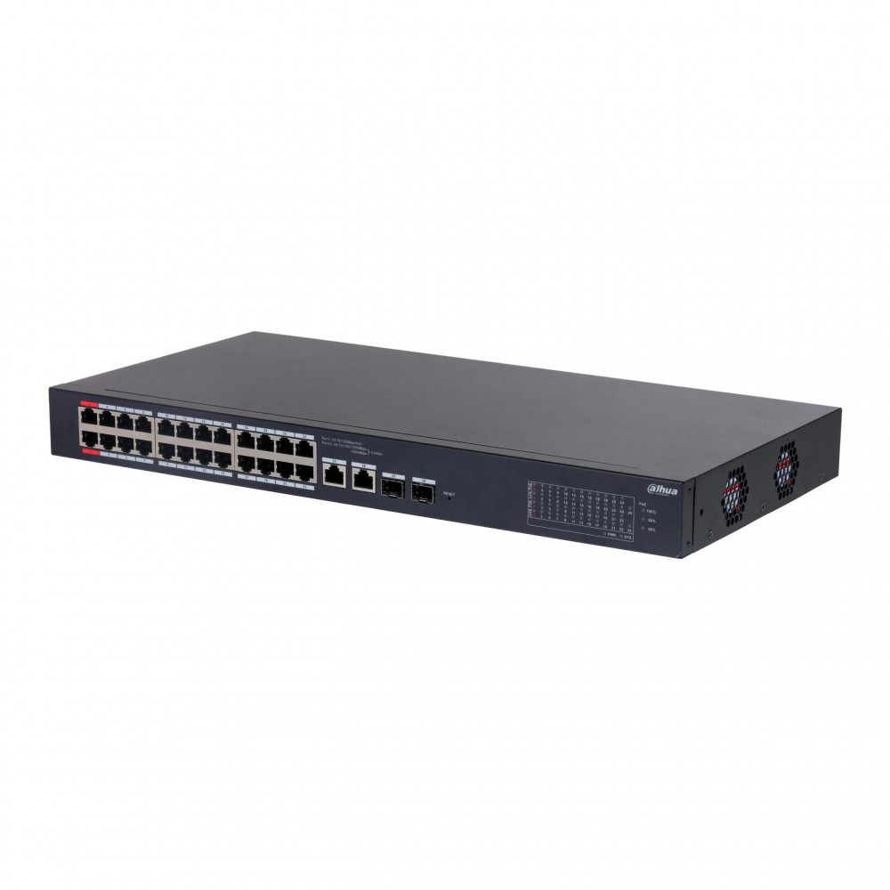 Dahua DH-CS4226-24ET-240, PoE коммутатор 24 порта Dahua DH-CS4226-24ET-240, PoE коммутатор 24 порта
