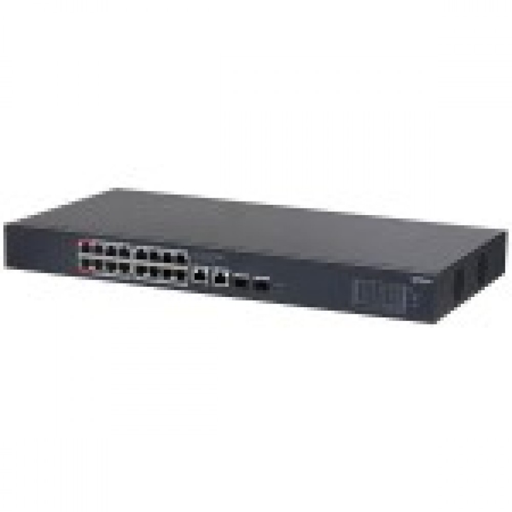 Dahua DH-CS4220-16GT-190-V2, гигабитный PoE коммутатор 16 портов Dahua DH-CS4220-16GT-190-V2, гигабитный PoE коммутатор 16 портов
