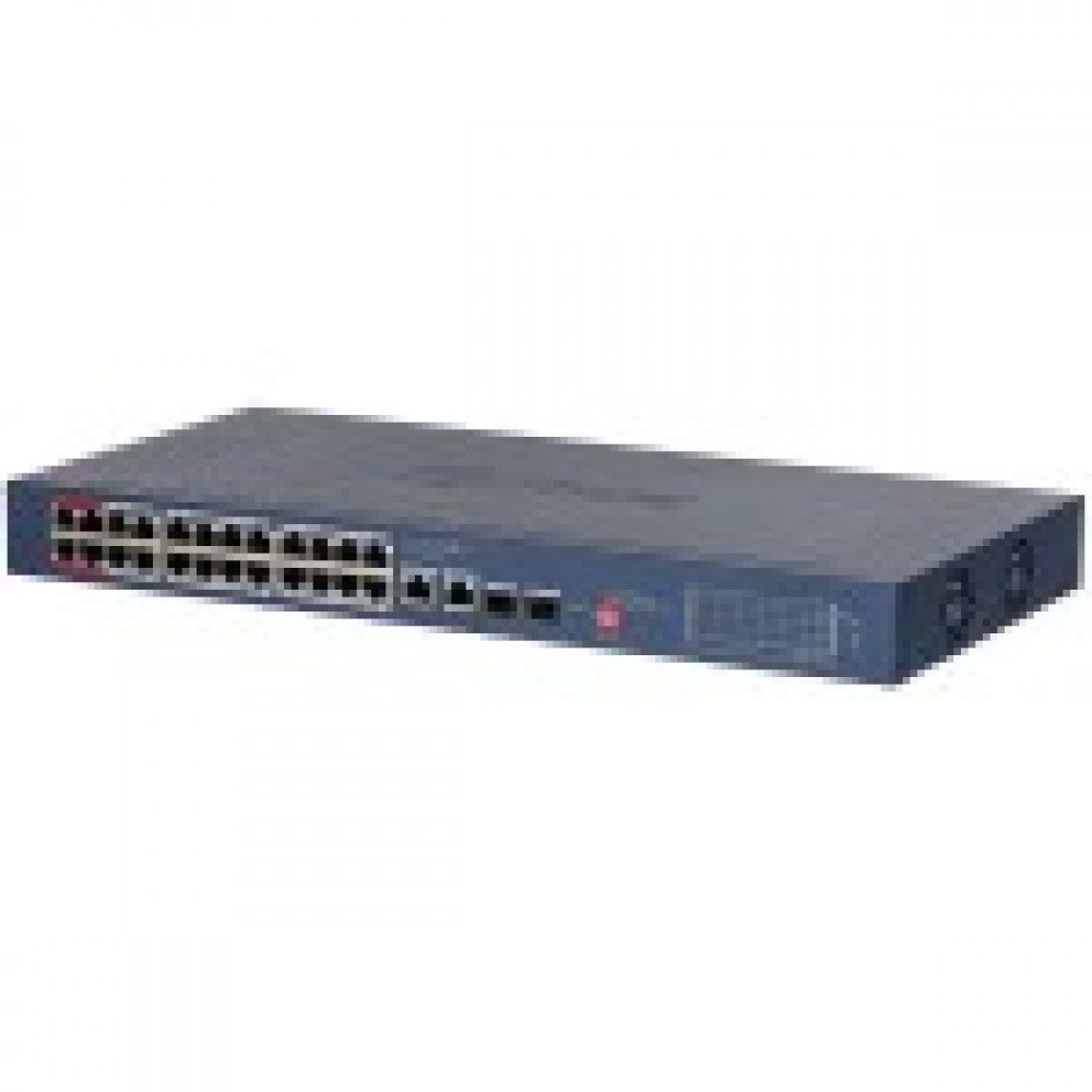 Dahua DH-CS4228-24GT-240-V2, гигабитный PoE коммутатор 24 порта Dahua DH-CS4228-24GT-240-V2, гигабитный PoE коммутатор 24 порта