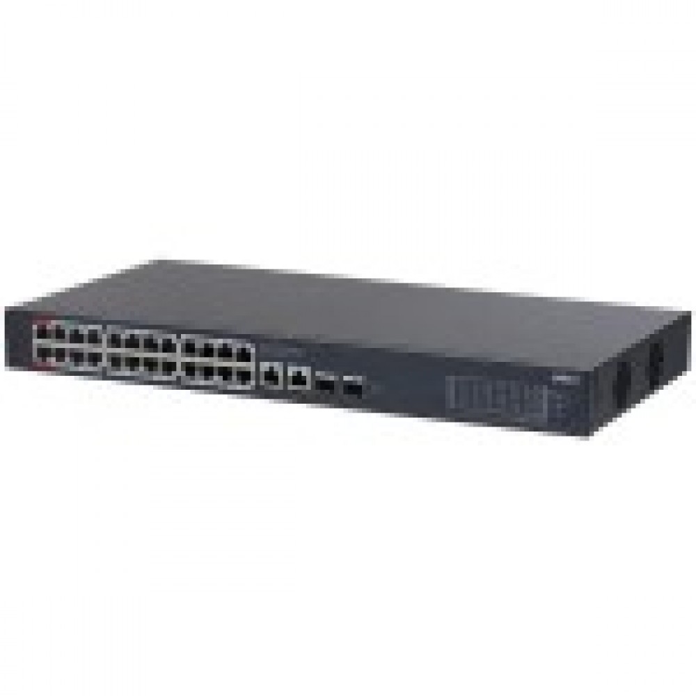 Dahua DH-CS4228-24GT-375-V2, гигабитный PoE коммутатор 24 порта Dahua DH-CS4228-24GT-375-V2, гигабитный PoE коммутатор 24 порта