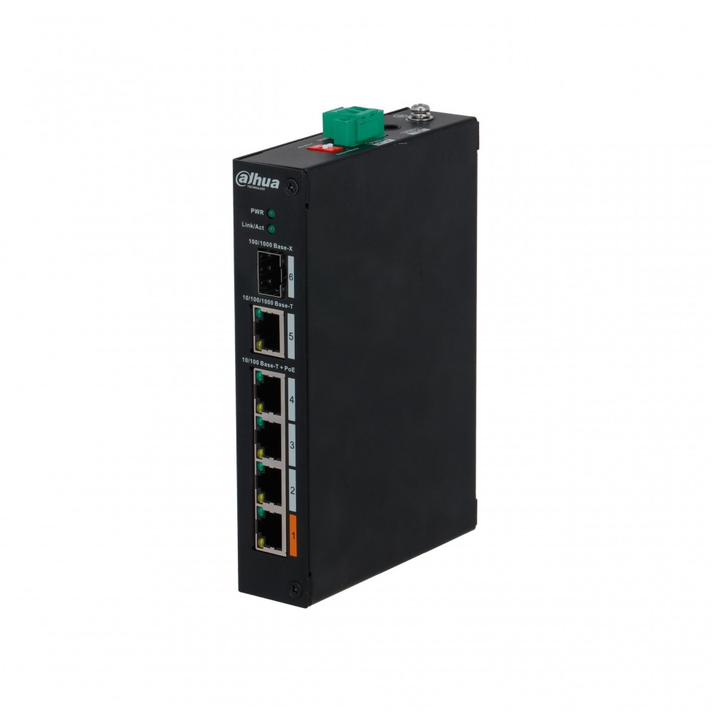Dahua DH-PFS3106-4ET-60, PoE коммутатор 4 порта Dahua DH-PFS3106-4ET-60, PoE коммутатор 4 порта