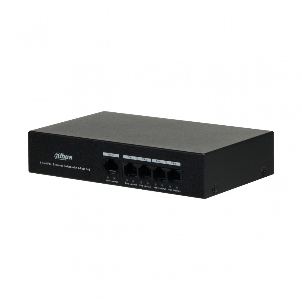 Dahua DH-PFS3005-4ET-36, PoE коммутатор 4 порта Dahua DH-PFS3005-4ET-36, PoE коммутатор 4 порта