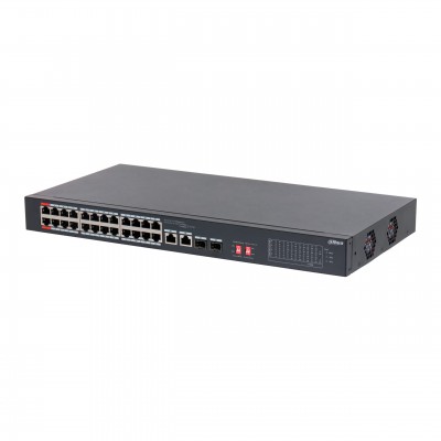 Dahua DH-S3226-24ET-375, PoE коммутатор 24 порта