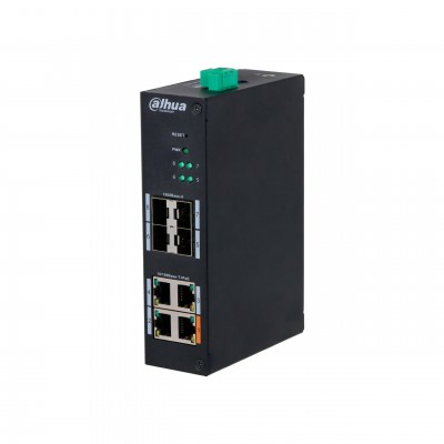 Dahua DH-HS4408-4ET-60, PoE коммутатор 8 портов Dahua DH-HS4408-4ET-60, PoE коммутатор 8 портов