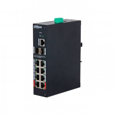 Dahua DH-HS4210-8GT-90, PoE коммутатор 10 портов