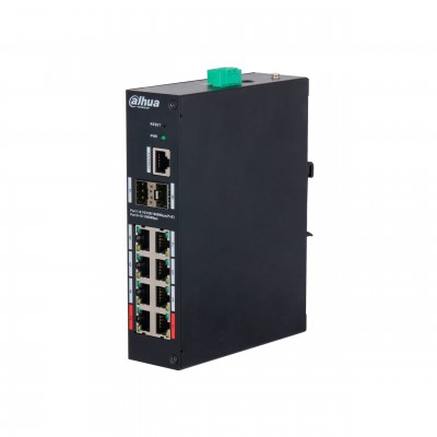 Dahua DH-HS4210-8GT-110, PoE коммутатор 10 портов