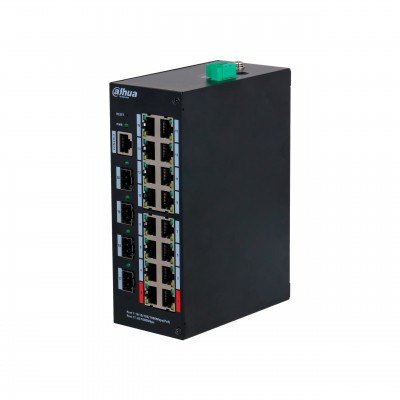 Dahua DH-HS4420-16GT-190, PoE коммутатор 20 портов