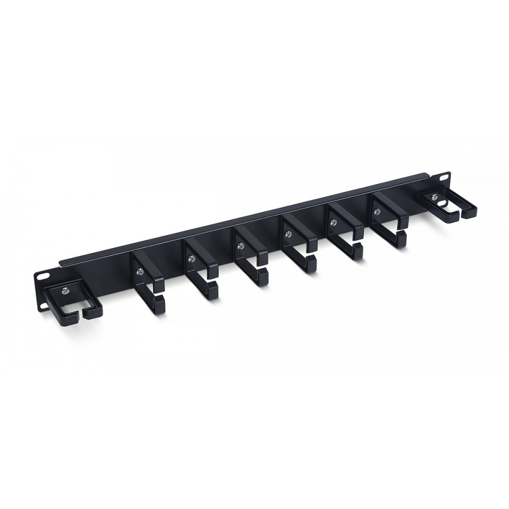 Cabeus JB08-1U-PR-BK Кабельный органайзер горизонтальный 19