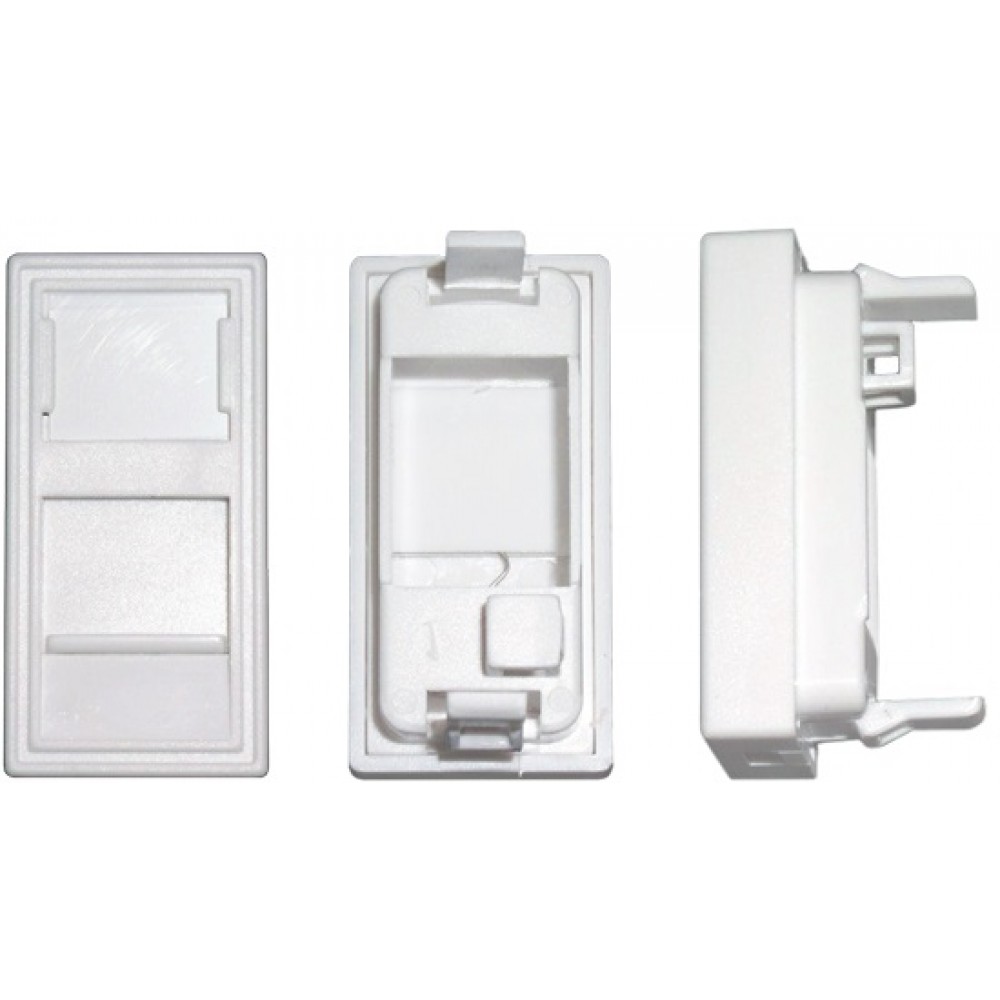 Вставка 22,5x45 на 1 кейстоун со шторкой MDX-SIP-22-1K