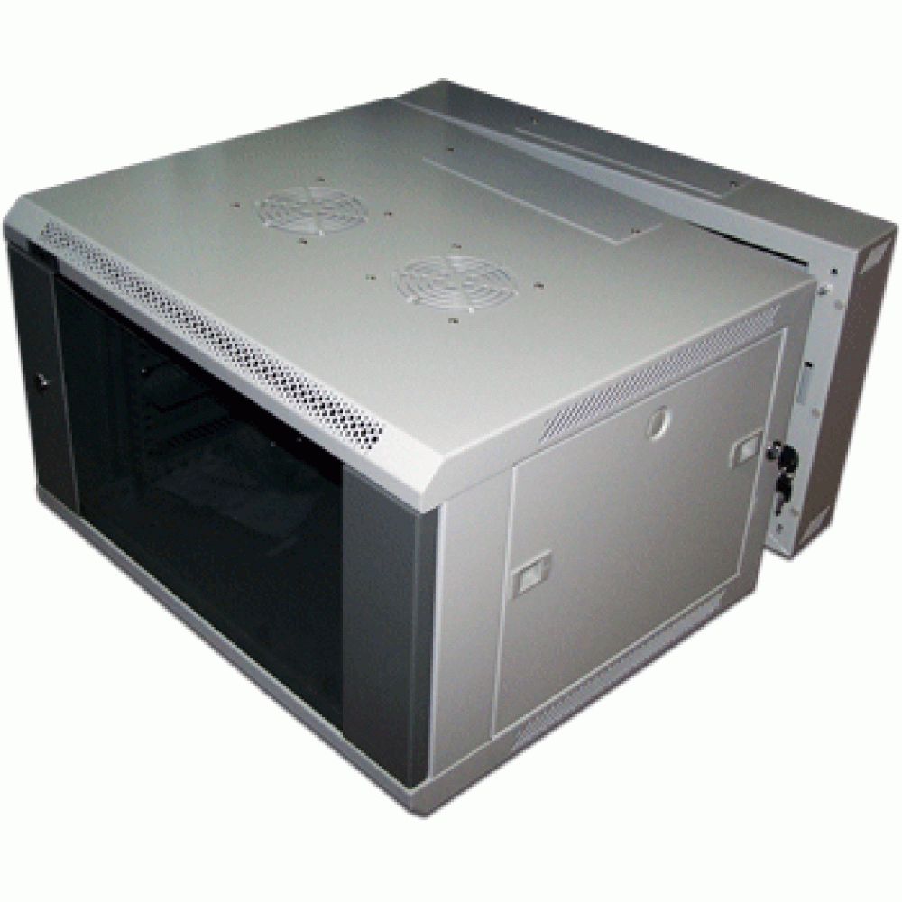 Шкаф настенный 3-секционный, 22U 600x600, металлическая дверь, I -CBW3-22U-6x6-M