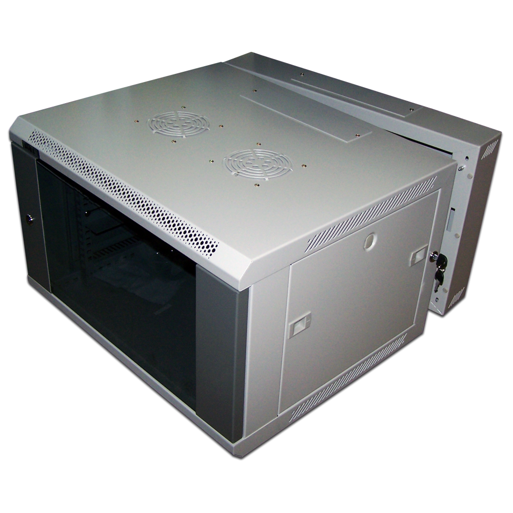 Шкаф настенный 3-секционный, 22U 600x600, металлическая дверь, I -CBW3-22U-6x6-M