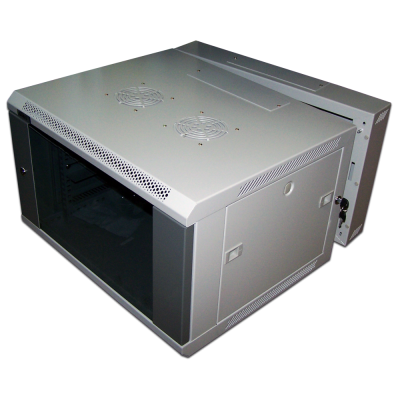 Шкаф настенный 3-секционный, 22U 600x600, металлическая дверь, I -CBW3-22U-6x6-M