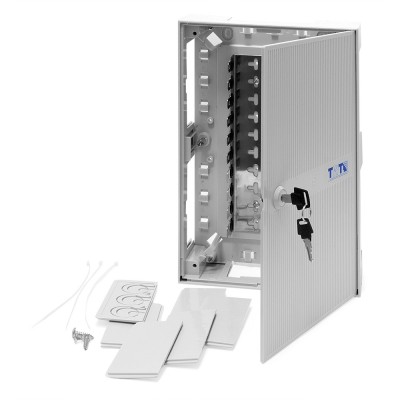 Коробка распределительная на 10 плинтов 100 пар, с замком  -DB10-10P/K