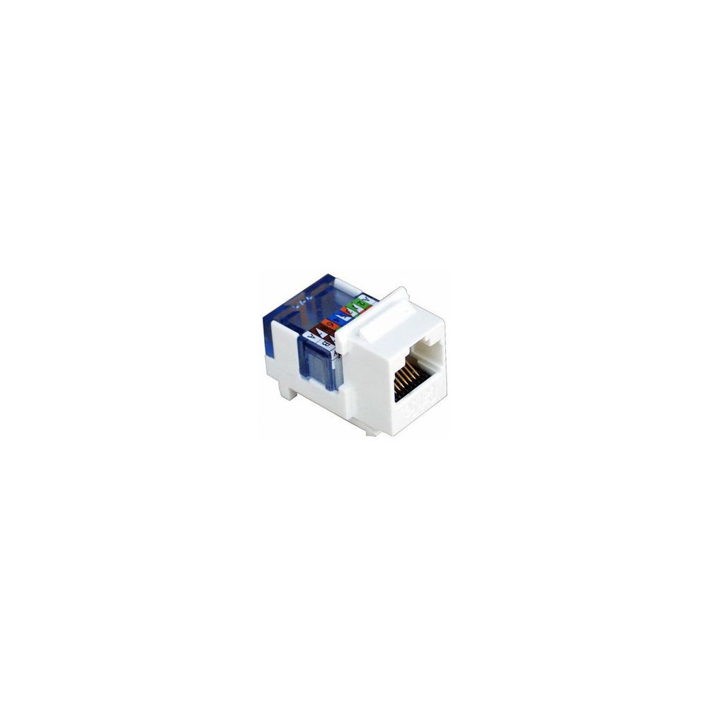 Lanmaster LAN-TK45UTP5E-WH Вставка Keystone RJ-45, категория 5e, белая, без инструмента, LANMASTER  (снята с производства)