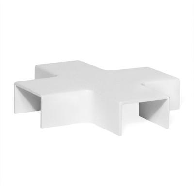 Х-соединитель с основой 39х18 на 39х18 TWT-CT39/39-XB-WH
