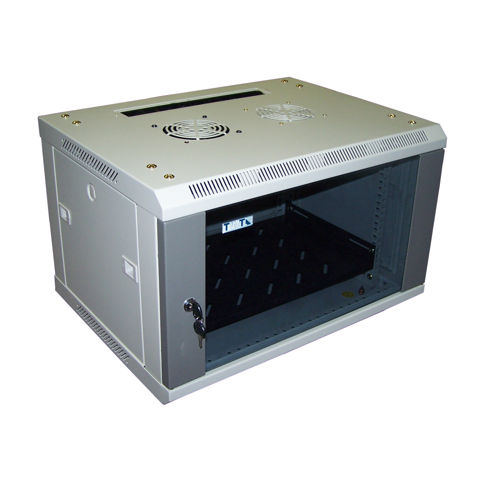 Шкаф настенный Pro 15U 600x450, стеклянная дверь, II