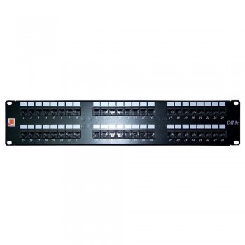 Lanmaster LAN-PP48UTP5E Патч-панель 19, 48 портов RJ-45, категория 5e, UTP, 2U,